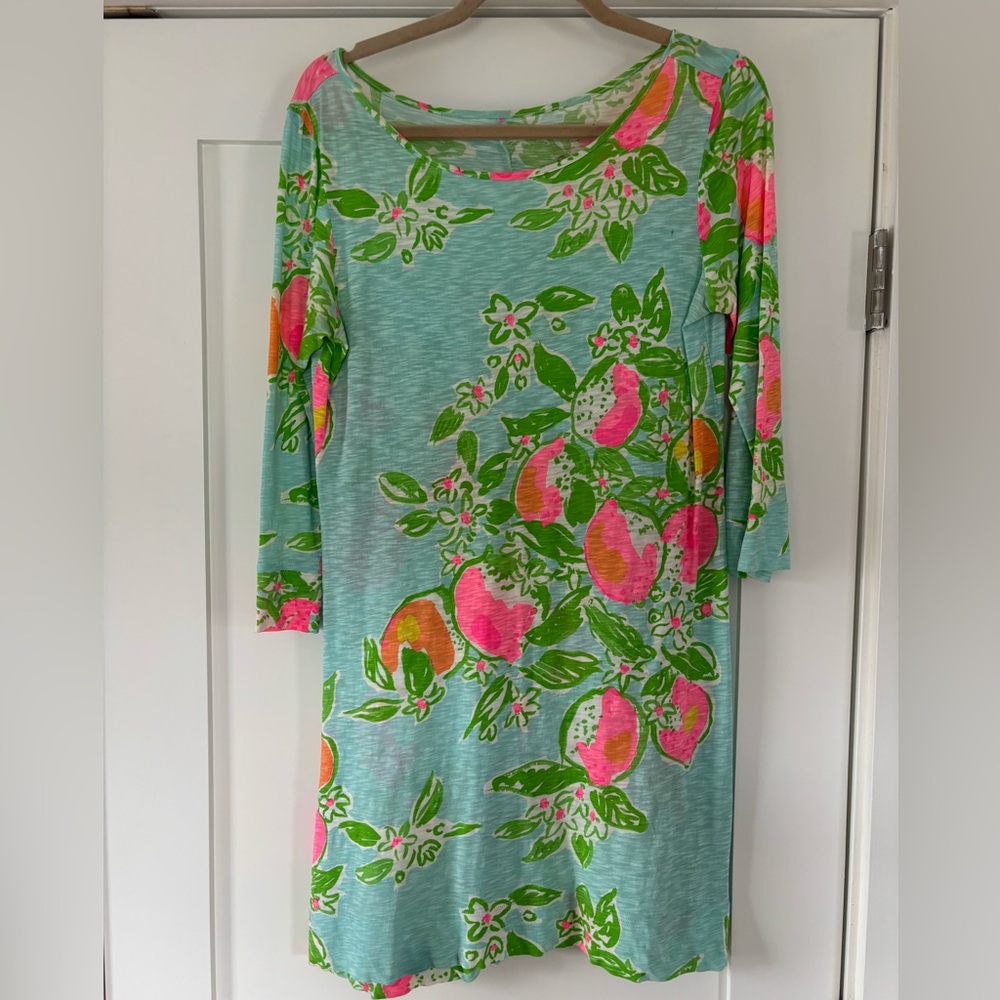 Lilly Pulitzer Floral Print Cotton Dress